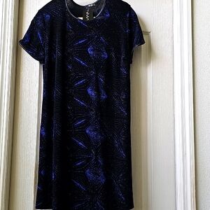 NWT Women's Black and Blue Dress